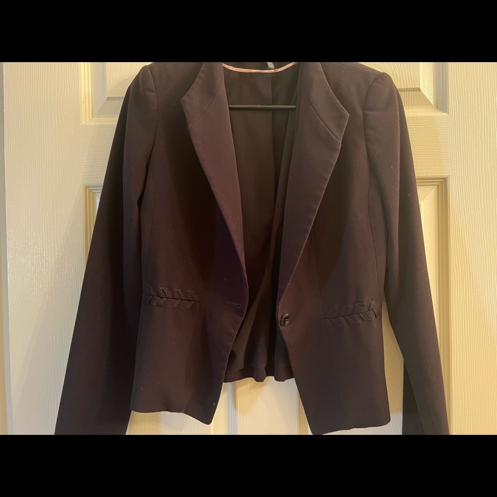 White House black market business blazer - black